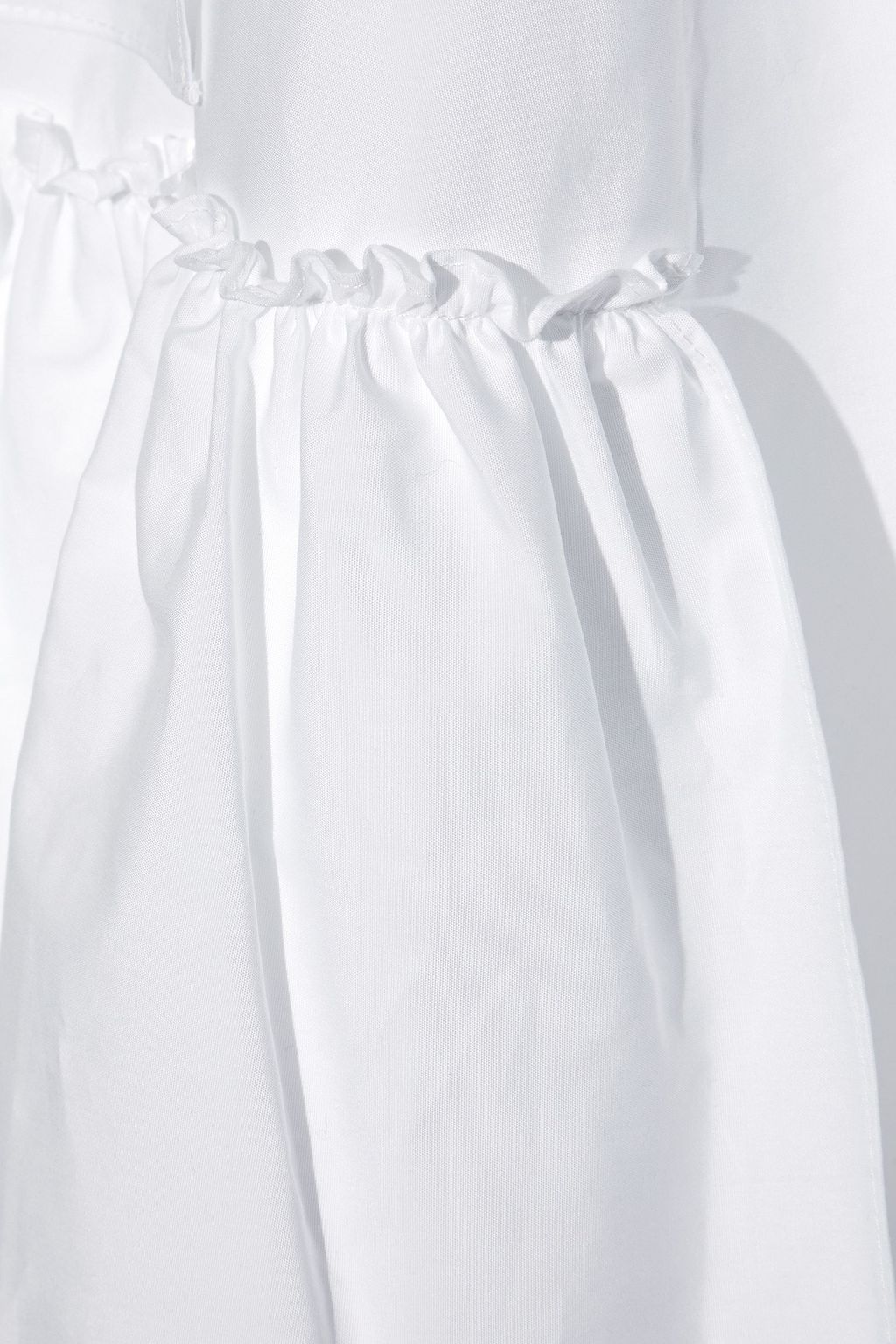 SIMONE ROCHA Oversized ruffled cotton-poplin midi shirt dress