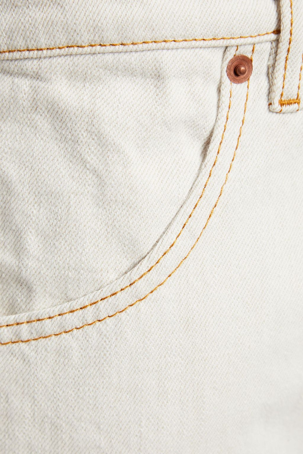 MAISON MARGIELA Layered high-rise straight-leg jeans
