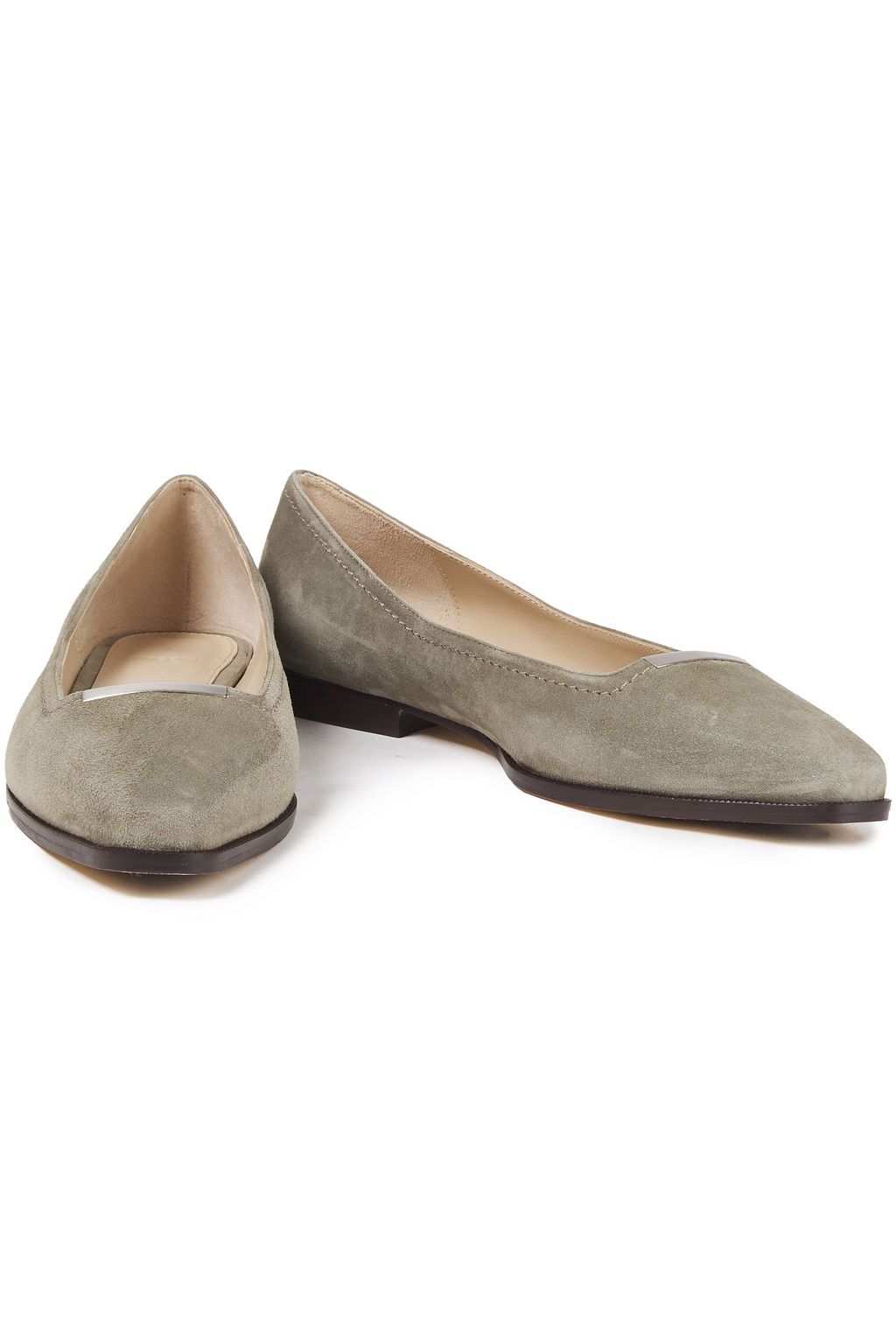 THEORY Suede flats