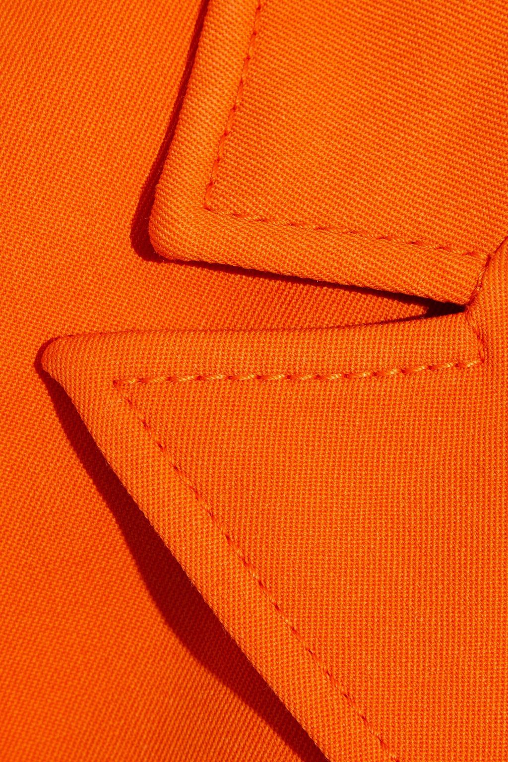 OSCAR DE LA RENTA Wool-blend twill blazer