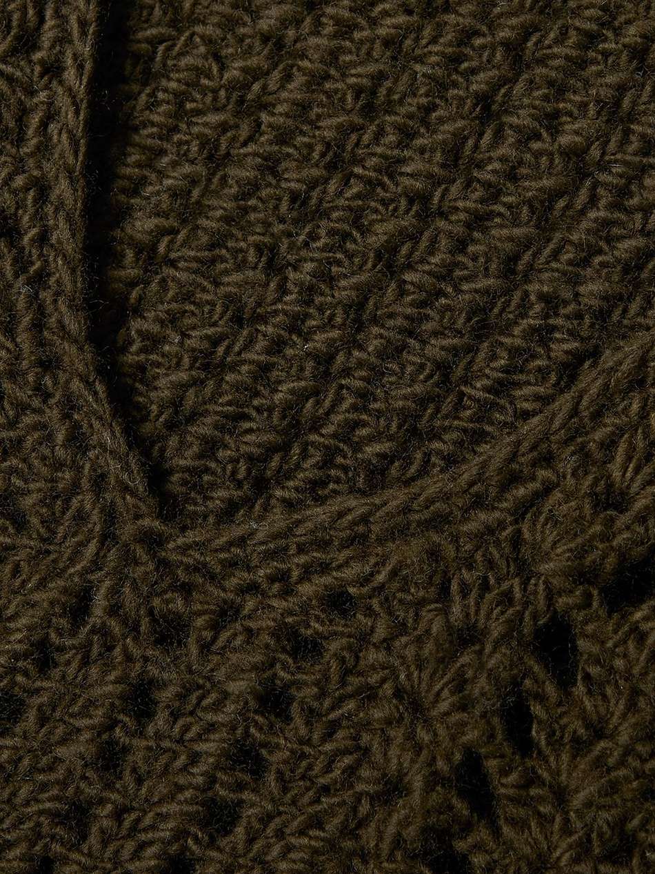 alexis crocheted wool maxi dress