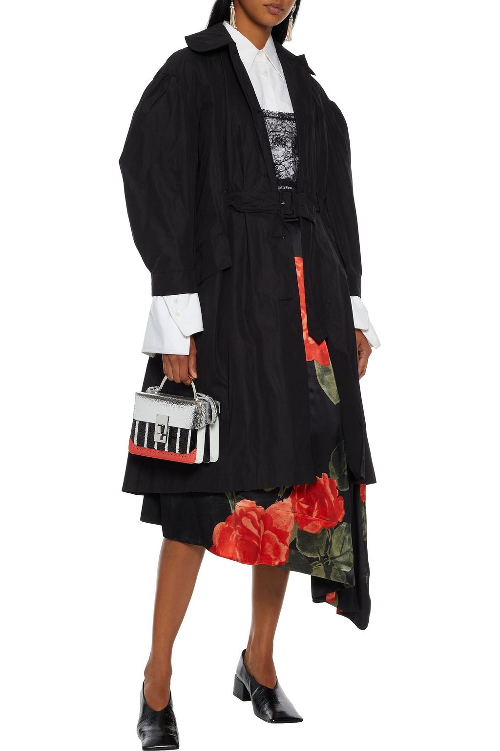 SIMONE ROCHA Gathered shell trench coat