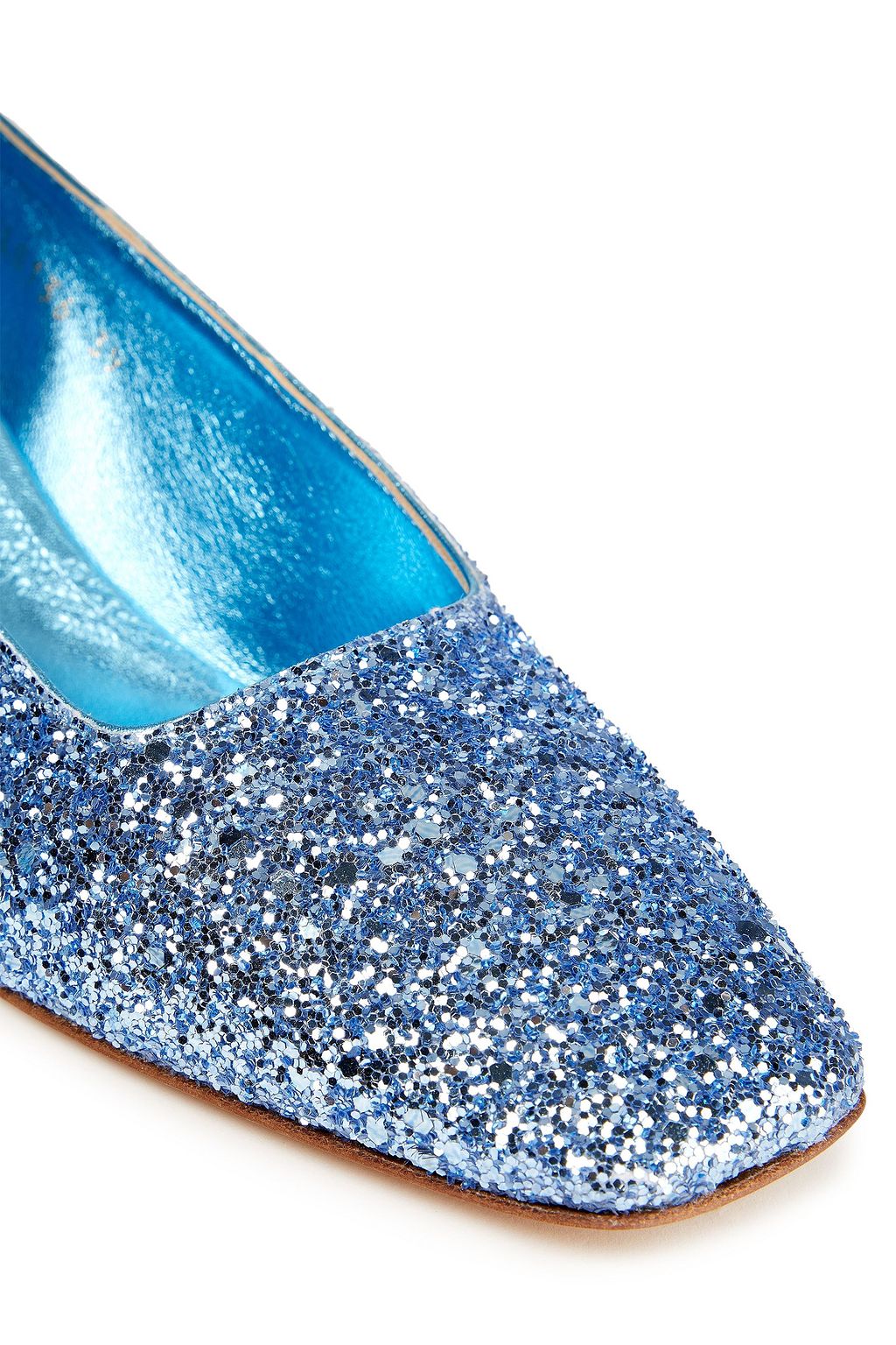 MAISON MARGIELA Glittered leather pumps