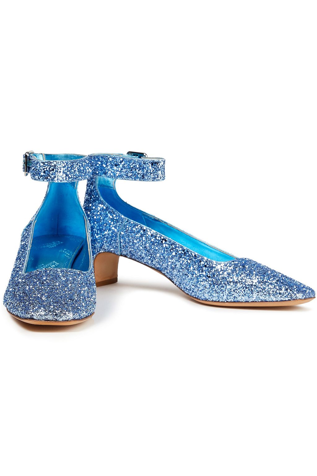 MAISON MARGIELA Glittered leather pumps