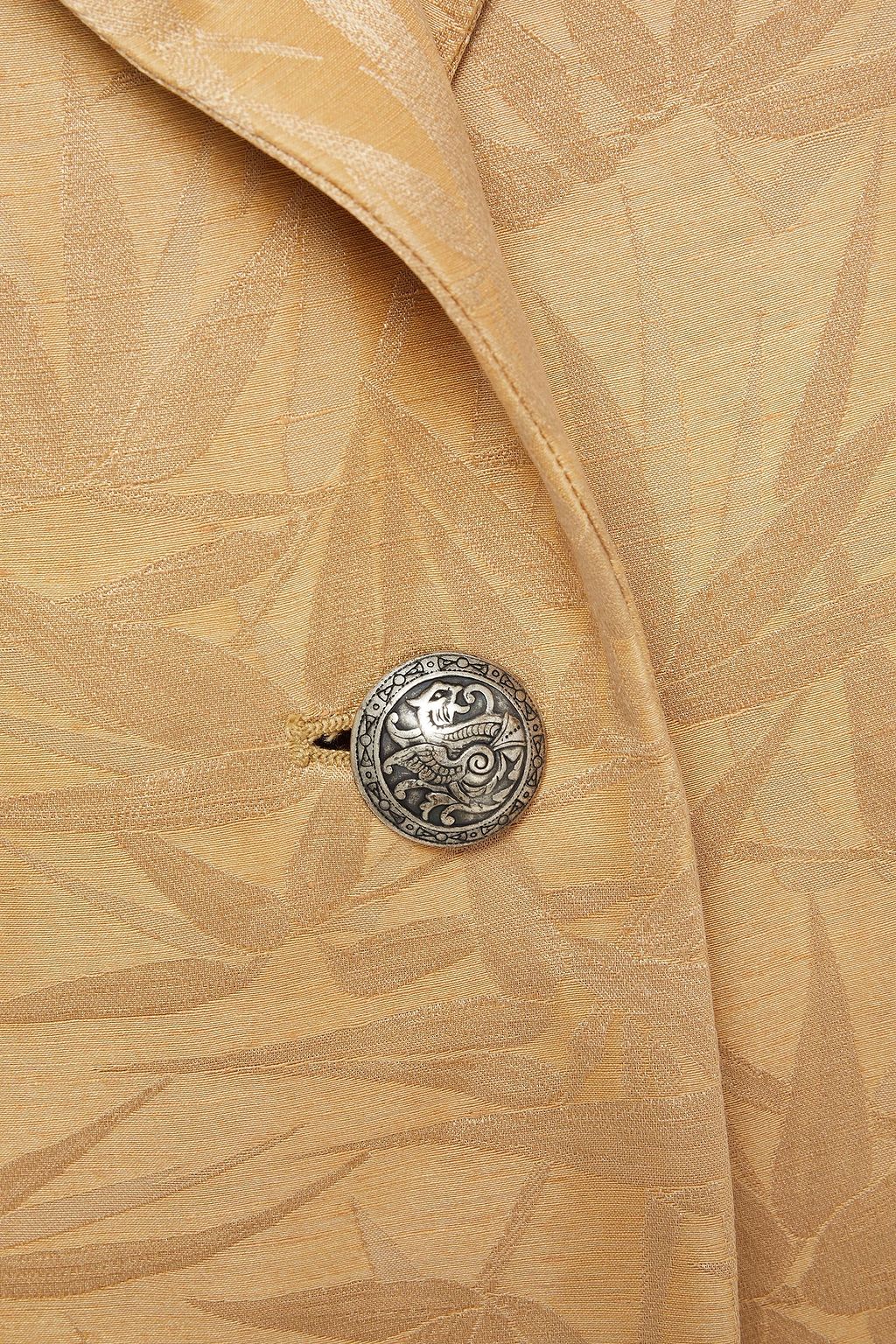 ETRO リネン&シルク混ジャカード ブレザー