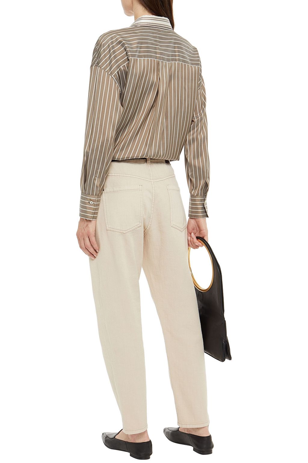 BRUNELLO CUCINELLI High-rise tapered jeans