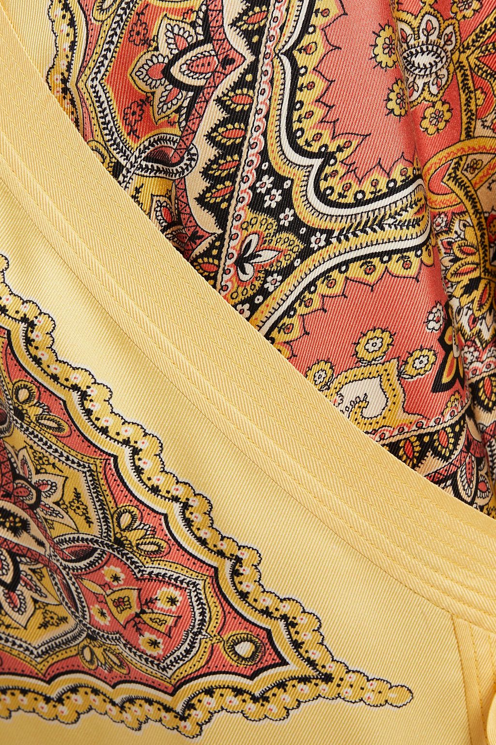 ETRO Paisley-print silk-twill maxi wrap dress