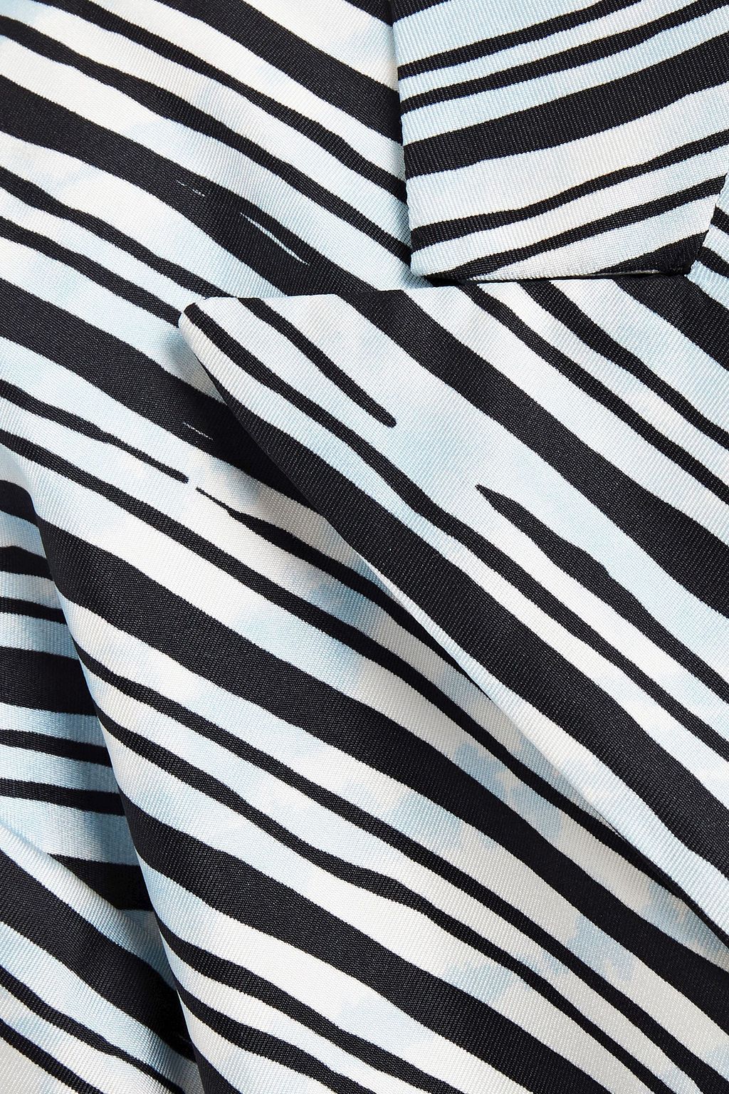 FENDI Double-breasted printed silk-twill blazer