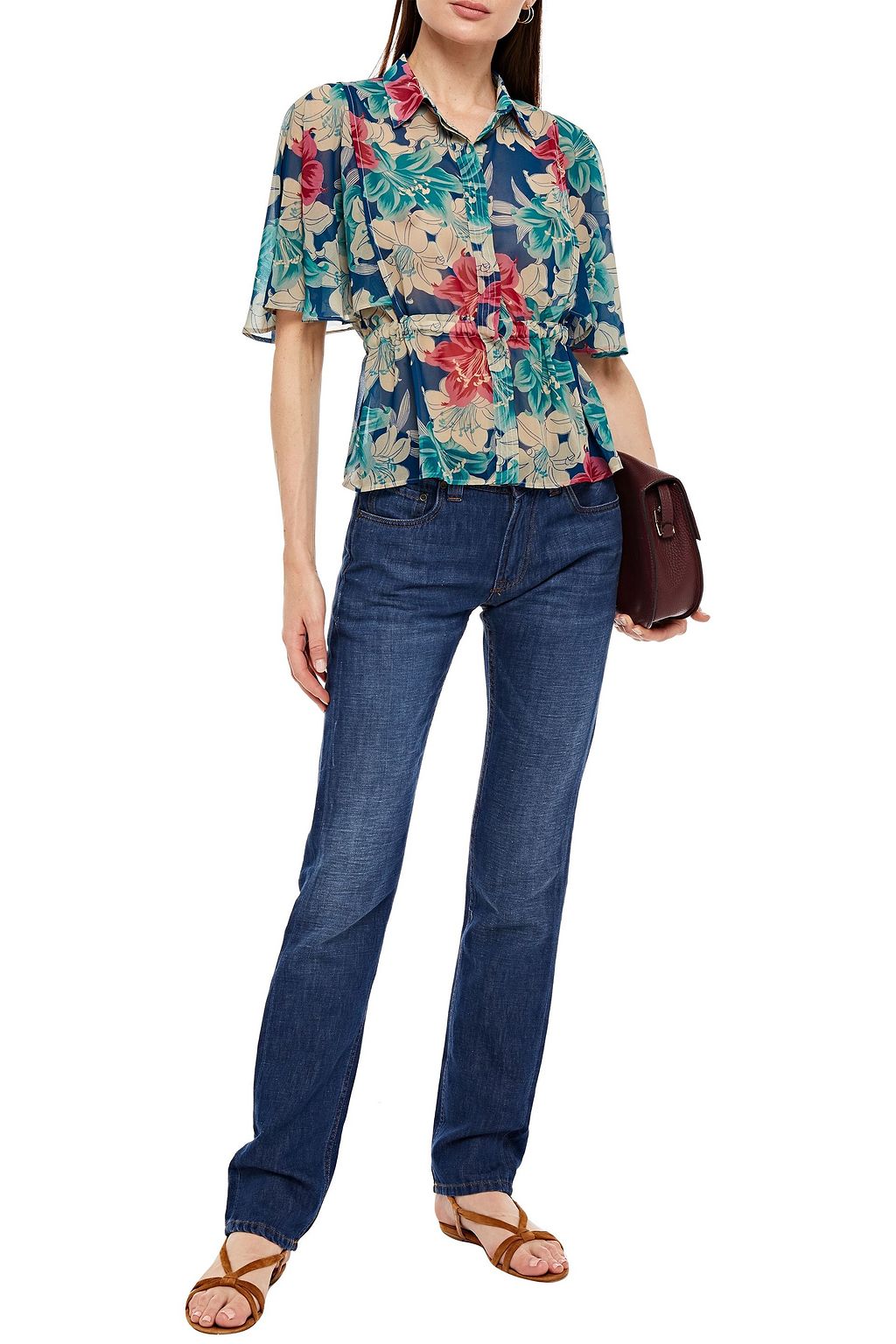 ETRO Mid-rise straight-leg jeans