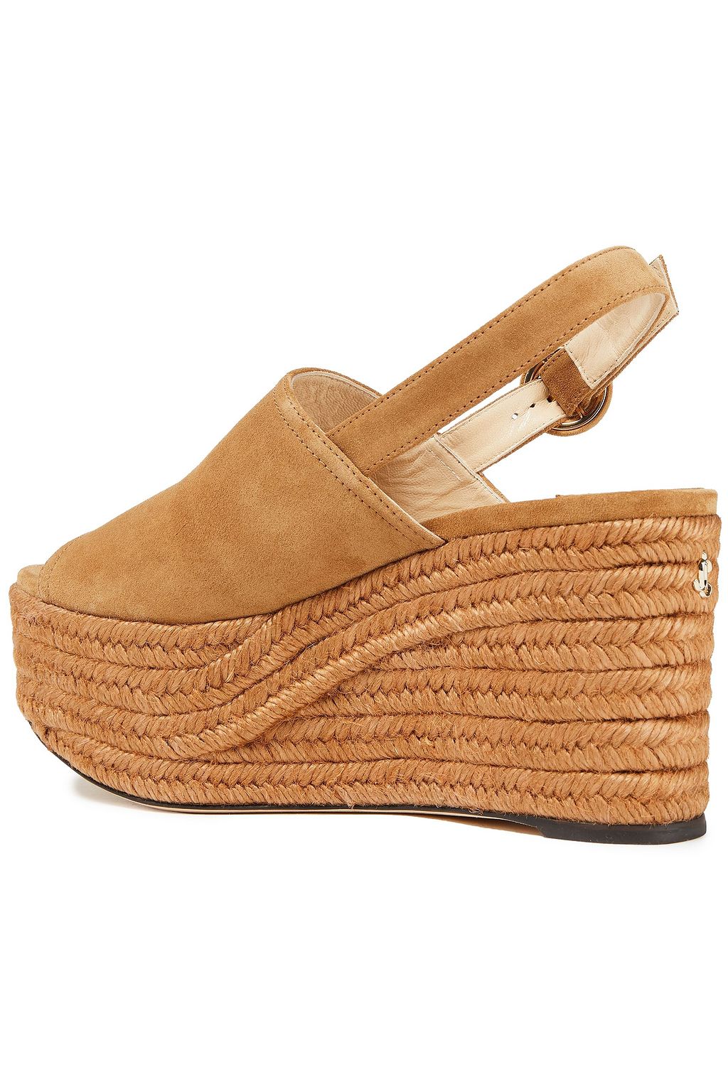 JIMMY CHOO Deya 95 suede espadrille wedge sandals