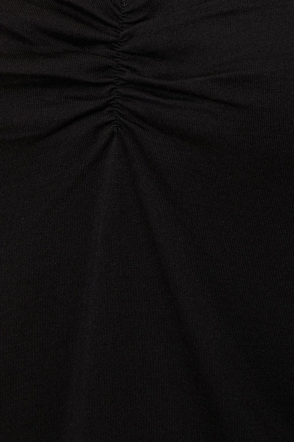MAJE Paneled mesh and jersey top