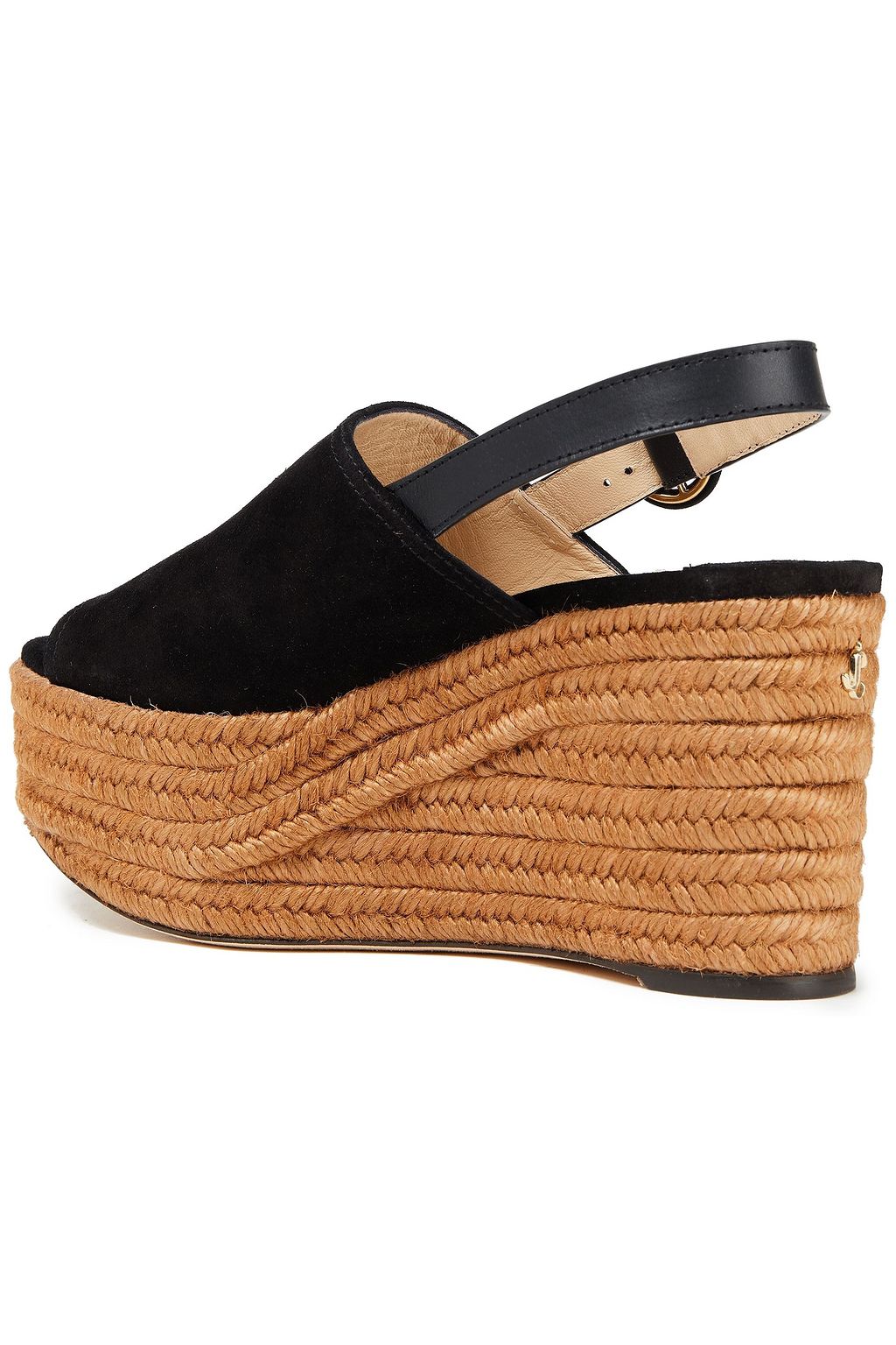 JIMMY CHOO Deya 95 suede espadrille wedge sandals