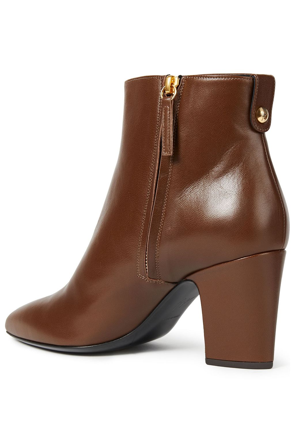 GIUSEPPE ZANOTTI Studded leather ankle boots