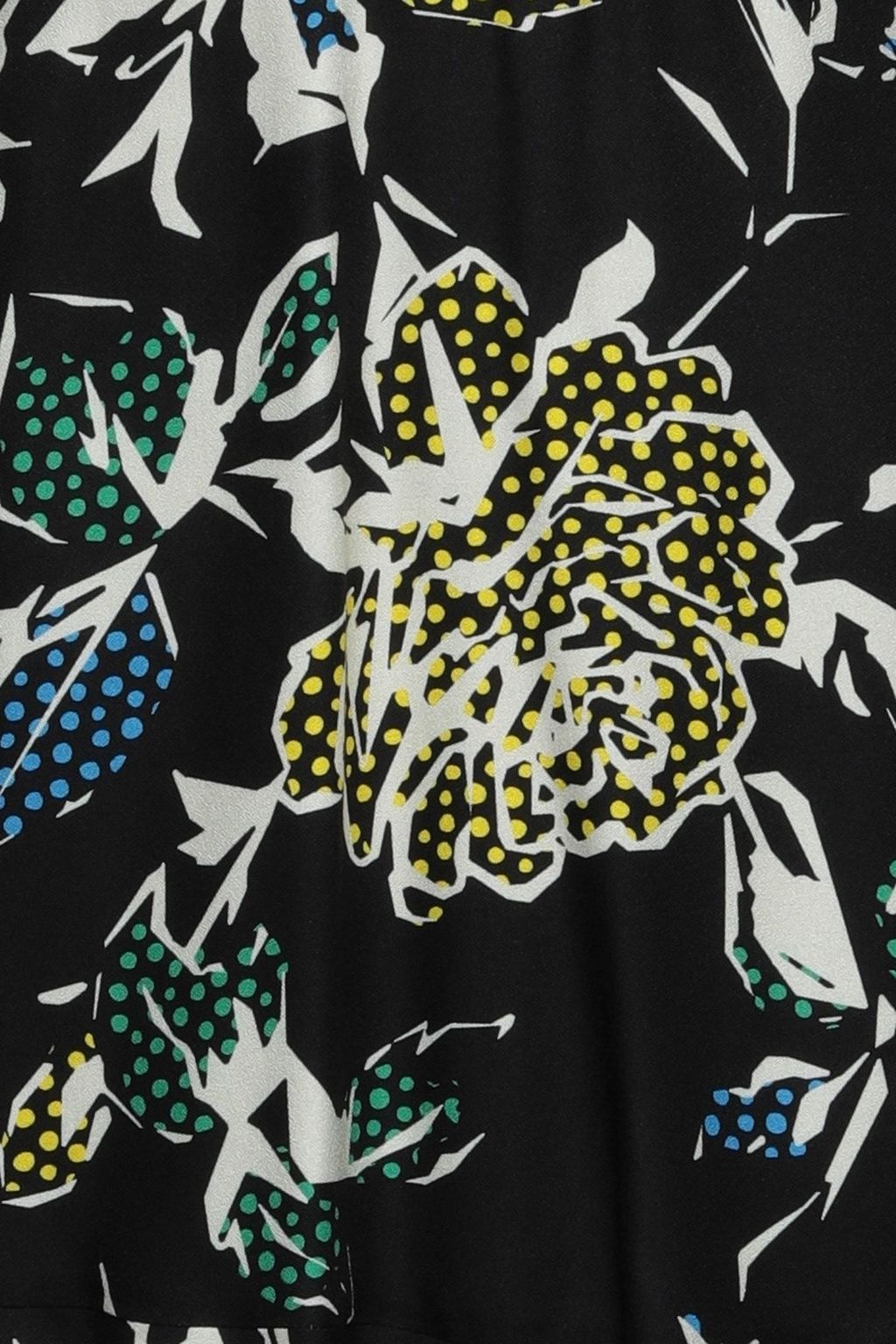REDVALENTINO Draped cutout floral-print crepe dress