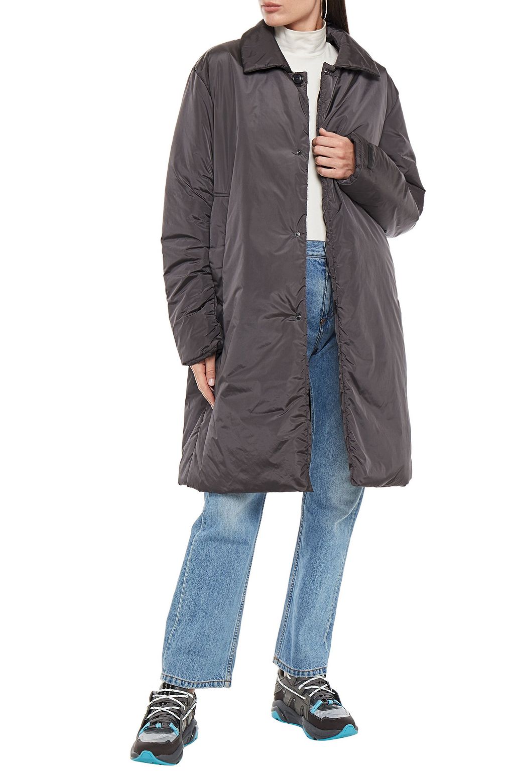 EYTYS Ruched shell coat