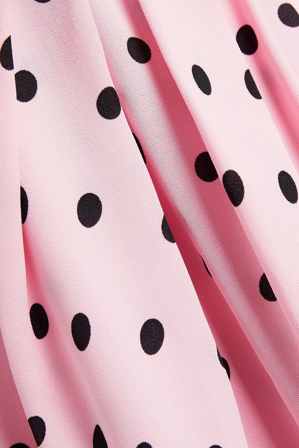 REDVALENTINO Wrap-effect polka-dot crepe mini dress