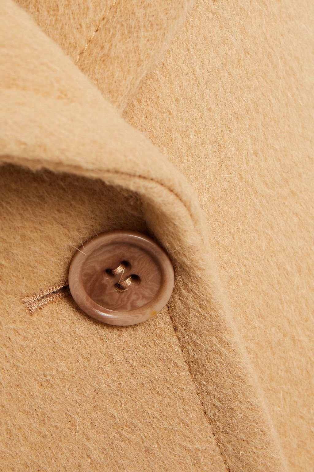 REDVALENTINO Brushed-felt coat