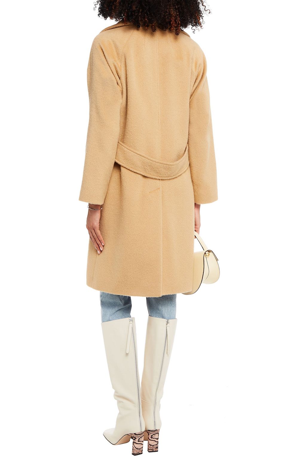 REDVALENTINO Brushed-felt coat