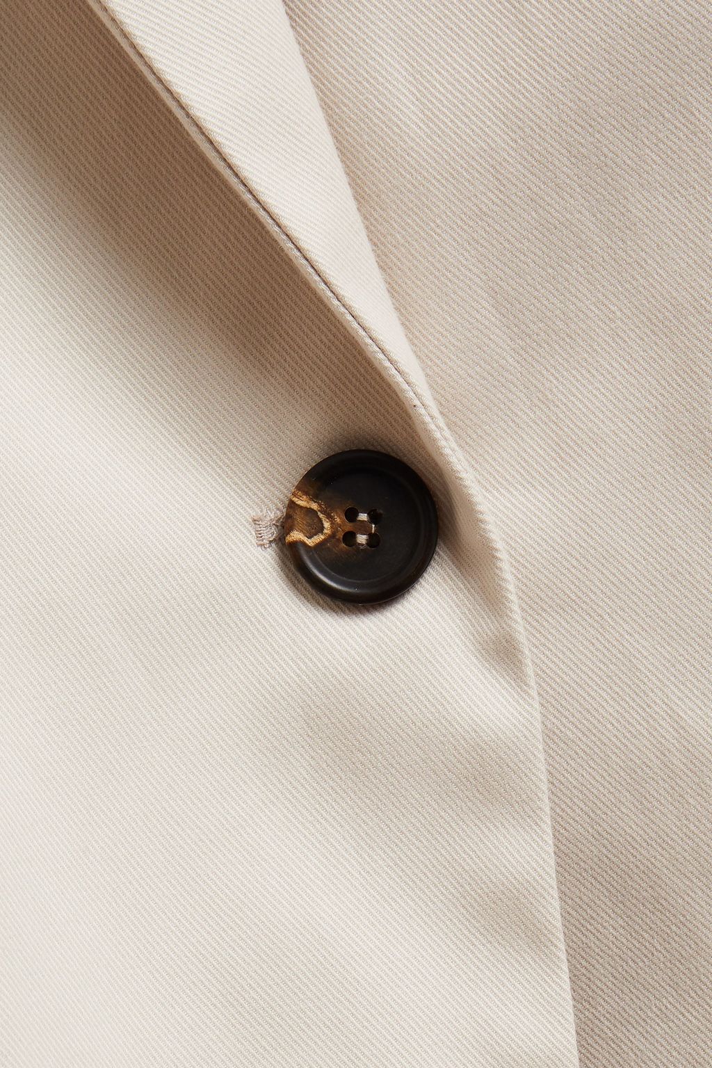BRUNELLO CUCINELLI Blazer aus Twill aus einer Baumwollmischung mit Zierperlen