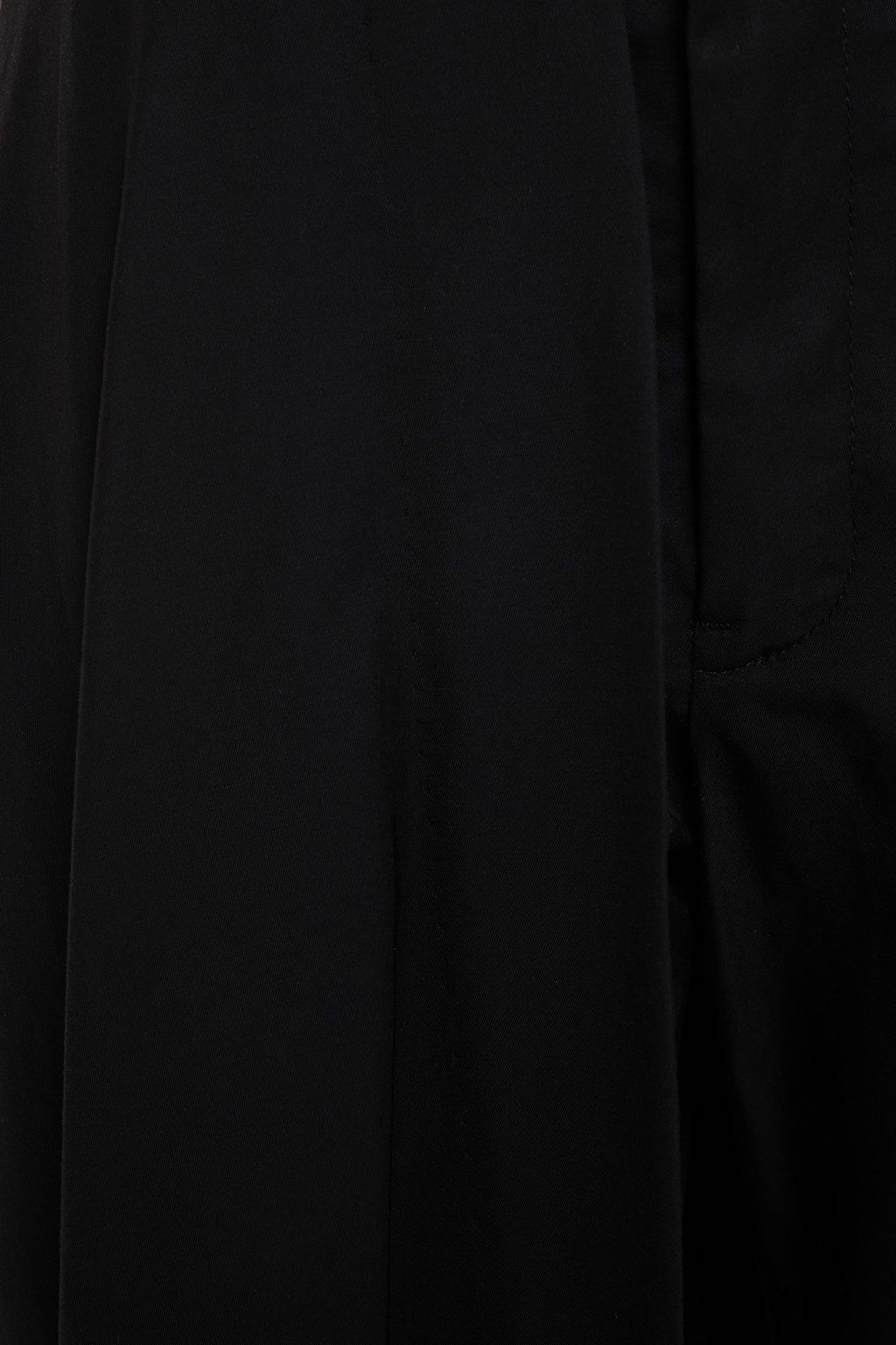 DEVEAUX Layered twill straight-leg pants