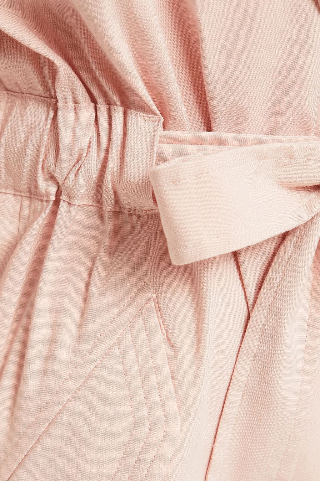 RAG & BONE Belted linen-blend blazer