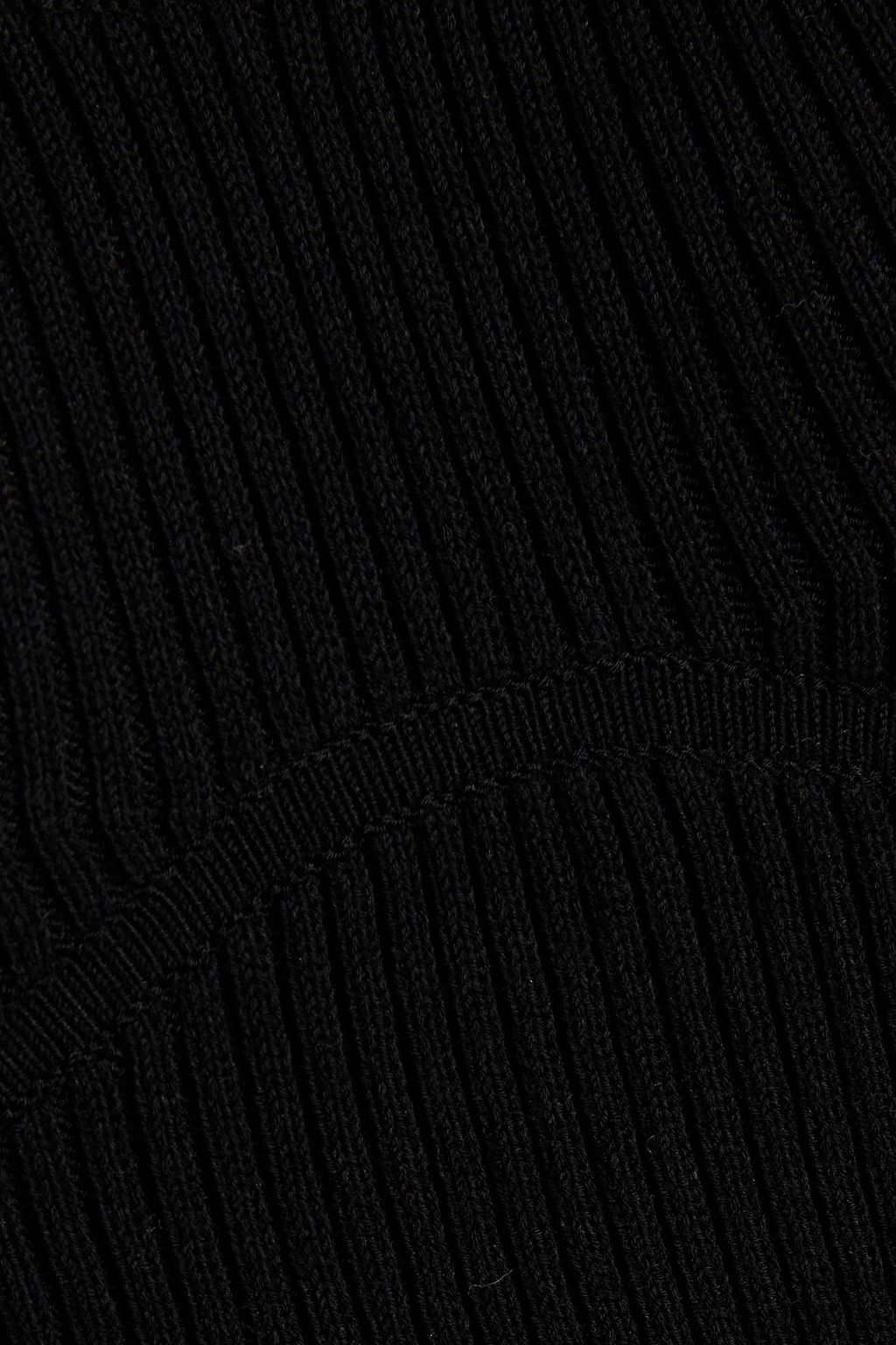 FRAME Ribbed-knit bodysuit