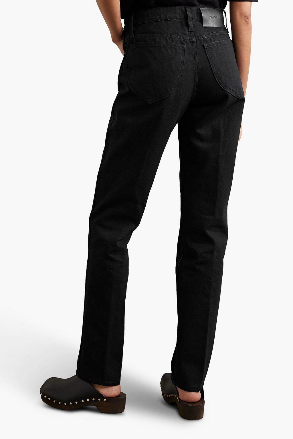 FRAME Le Italien hoch sitzende Jeans mit geradem Bein