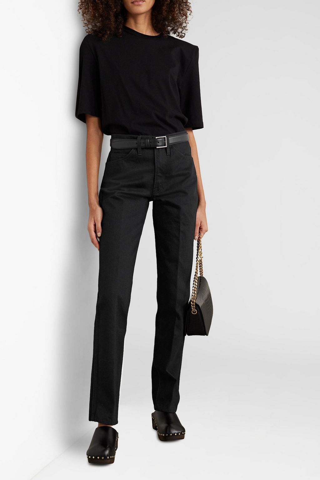 FRAME Le Italien hoch sitzende Jeans mit geradem Bein