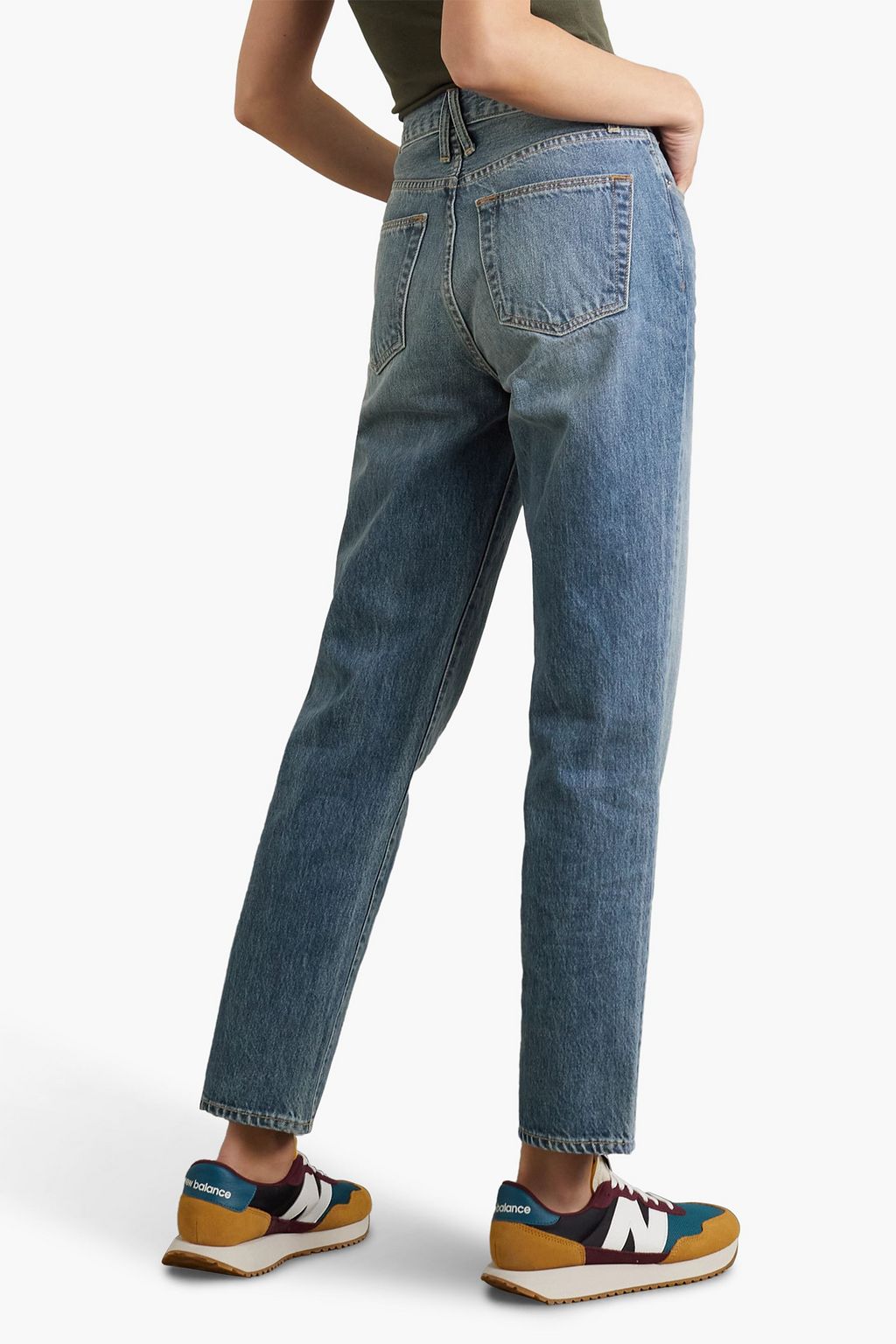 SLVRLAKE Sierra high-rise straight leg jeans