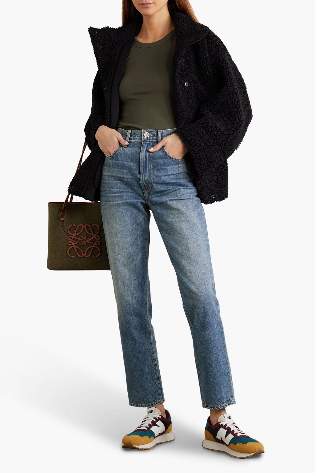 SLVRLAKE Sierra high-rise straight leg jeans