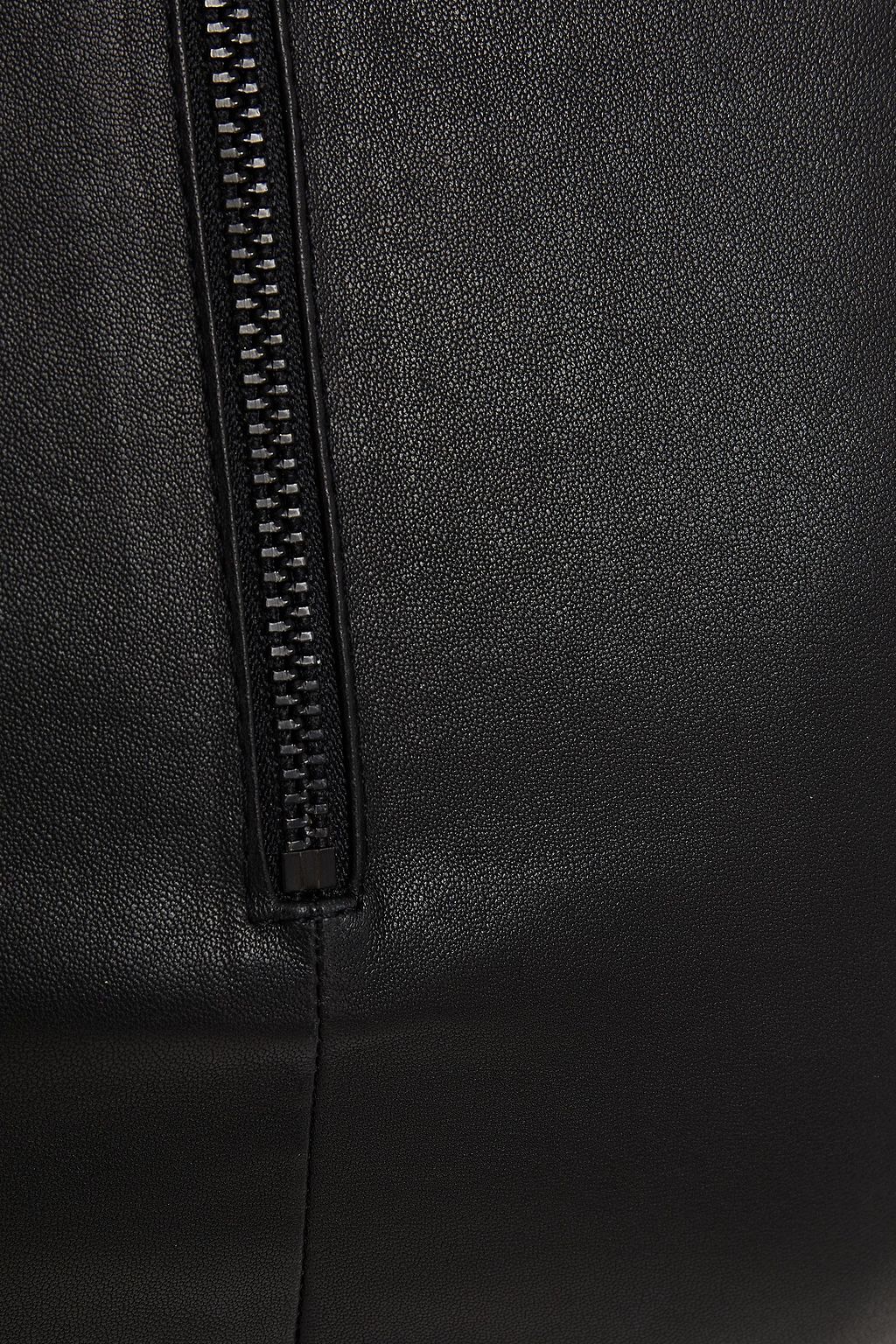 SAMSØE Φ SAMSØE Leather mini skirt