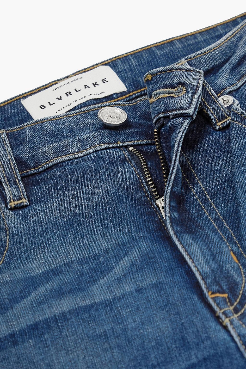 SLVRLAKE Lou Lou mid-rise slim-leg jeans