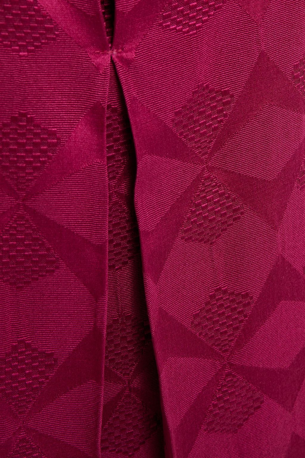 ETRO Pleated silk-jacquard dress