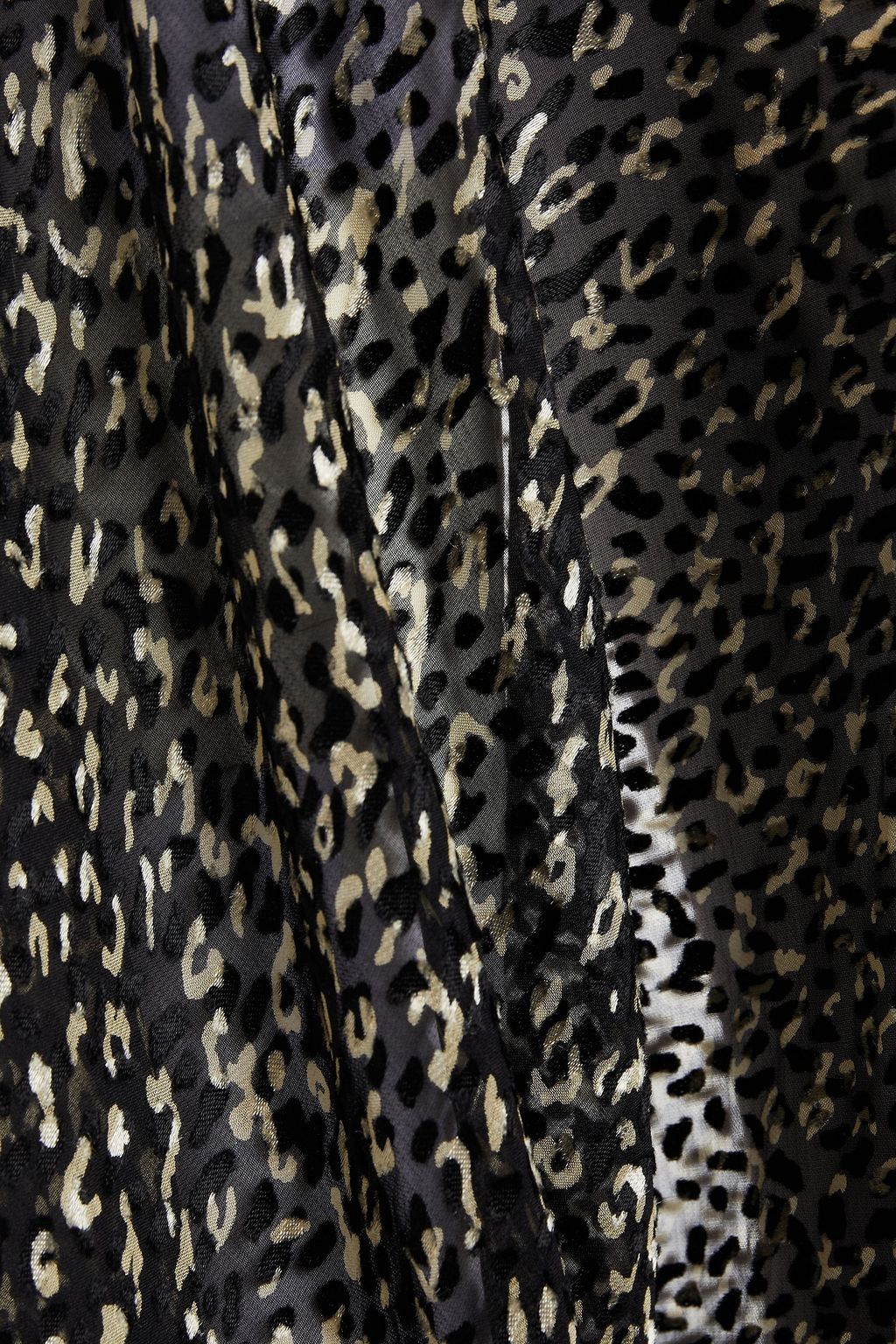 JOIE Nylah leopard-print fil coupé chiffon blouse