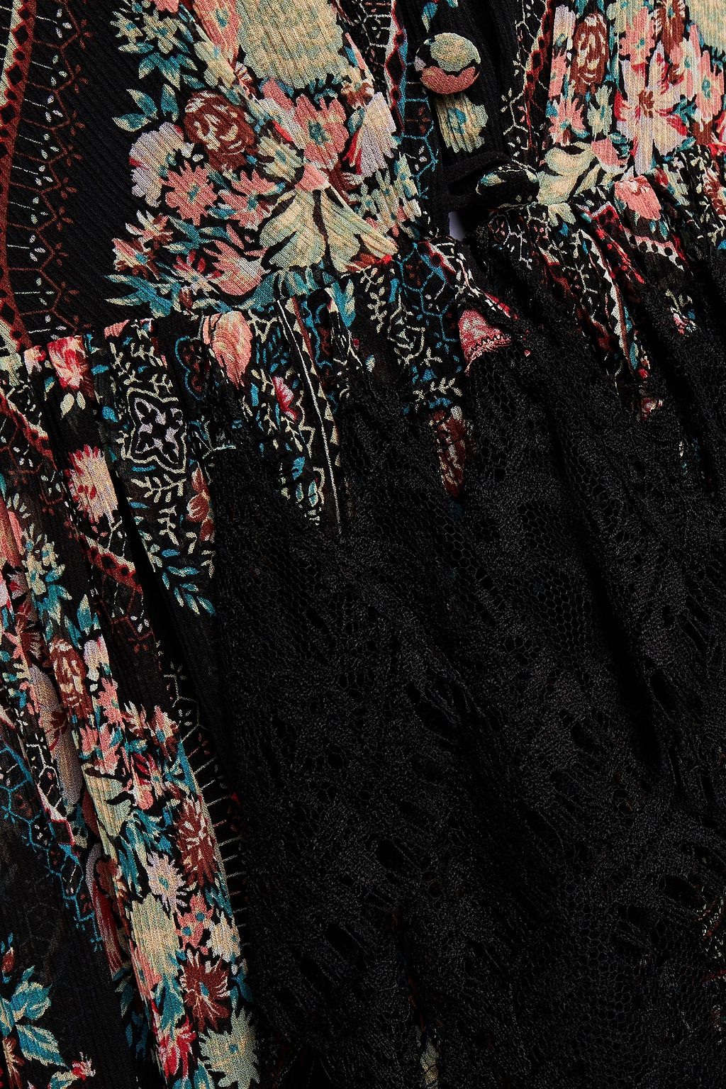 ETRO Ruffled paisley-print silk-crepon maxi dress