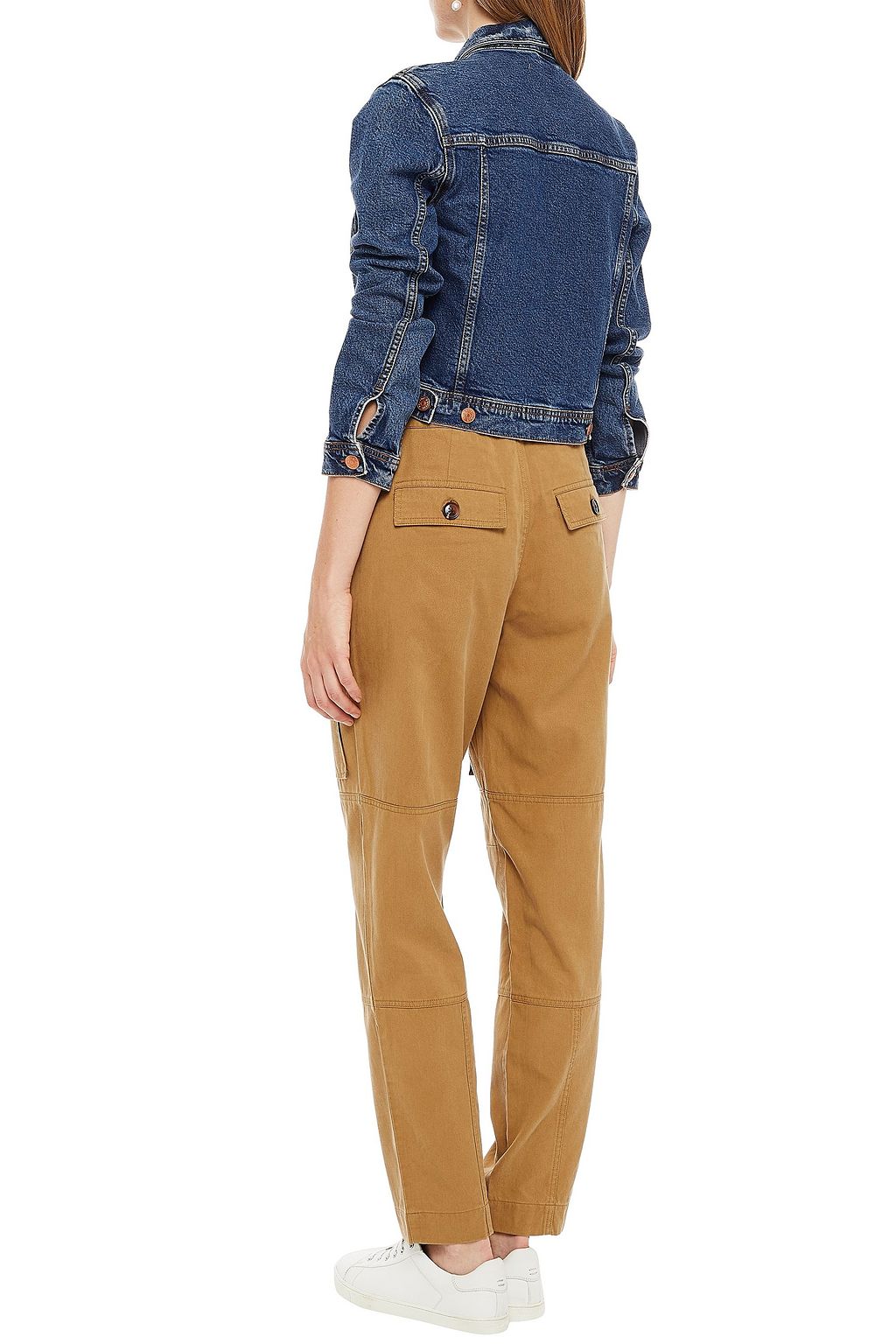SAMSØE Φ SAMSØE Lyocell and cotton-blend straight-leg pants