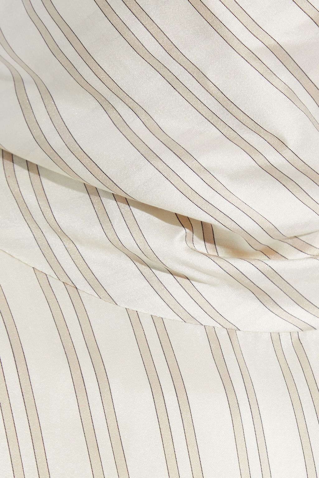 BRUNELLO CUCINELLI Striped silk top