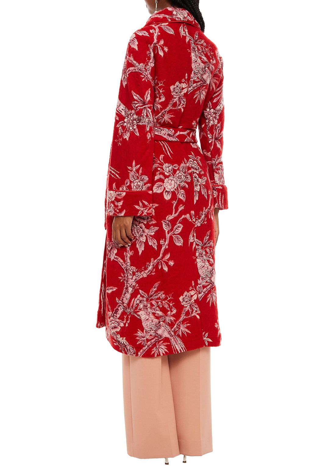 F.R.S. FOR RESTLESS SLEEPERS Belted jacquard coat
