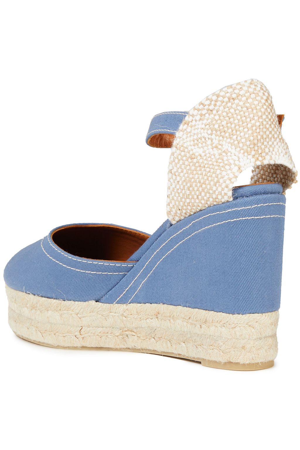 CASTAÑER Candy denim wedge espadrilles