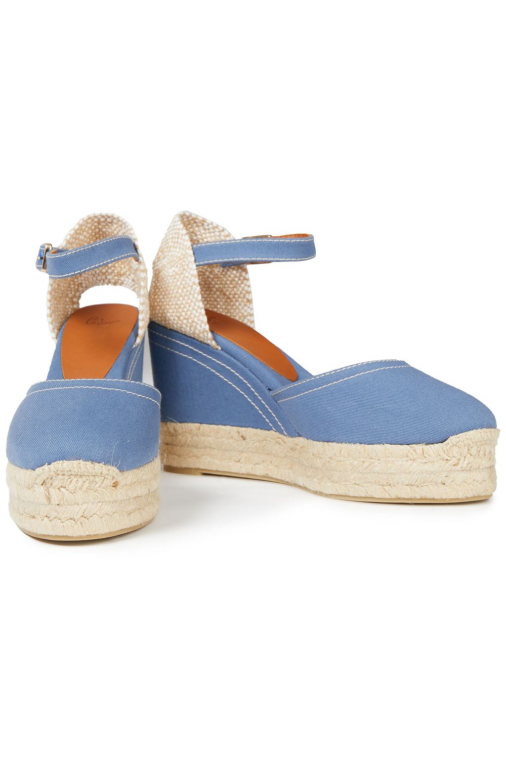 CASTAÑER Candy denim wedge espadrilles