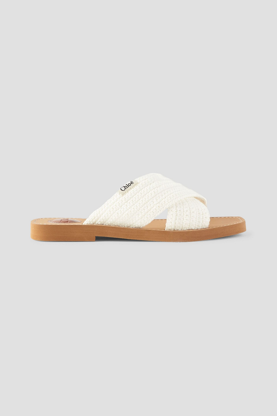 Chloé Woody Crocheted Slides