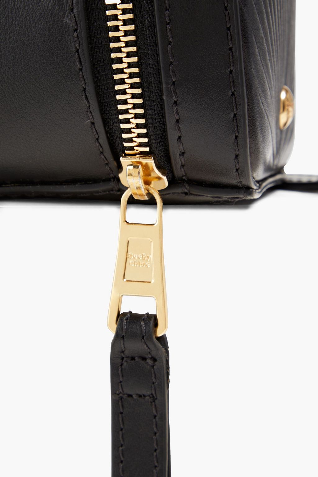 SEE BY CHLOÉ Shell embossed leather shoulder bag