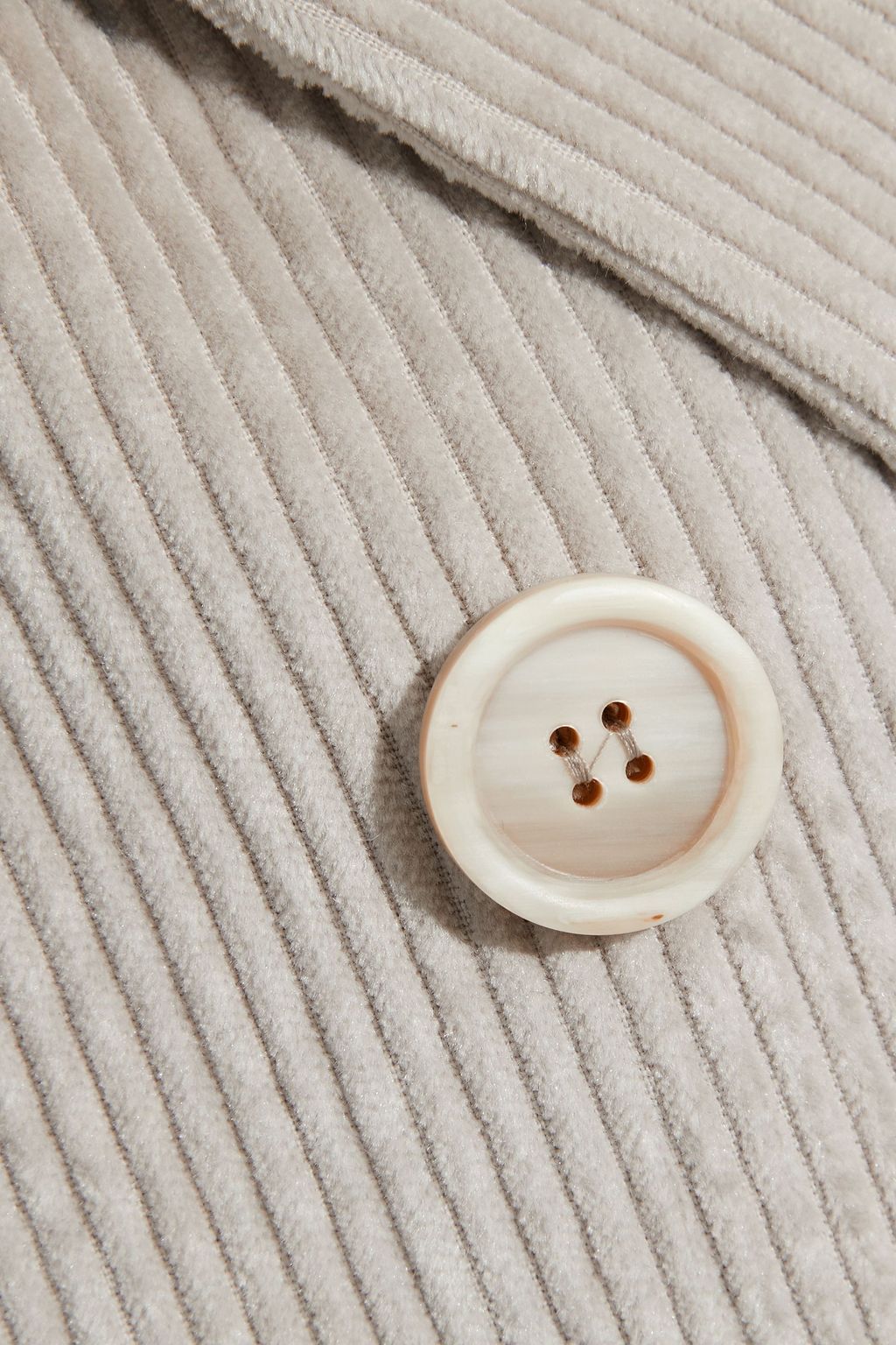 BRUNELLO CUCINELLI Double-breasted cotton-blend corduroy coat