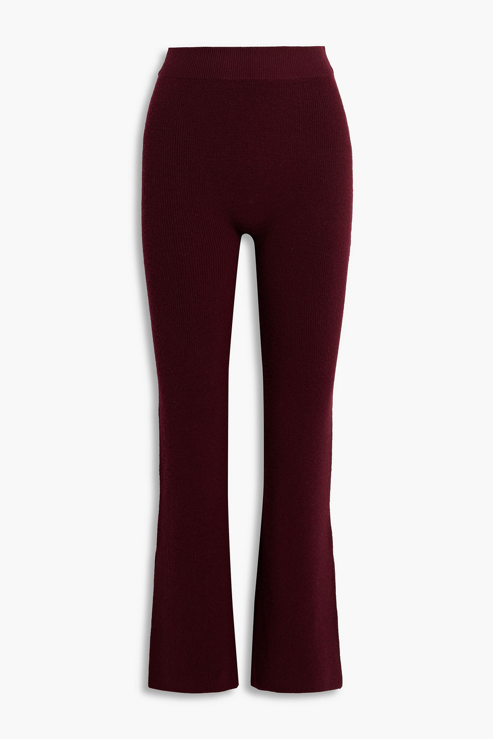 LE ORE Lodi ribbed-knit flared pants