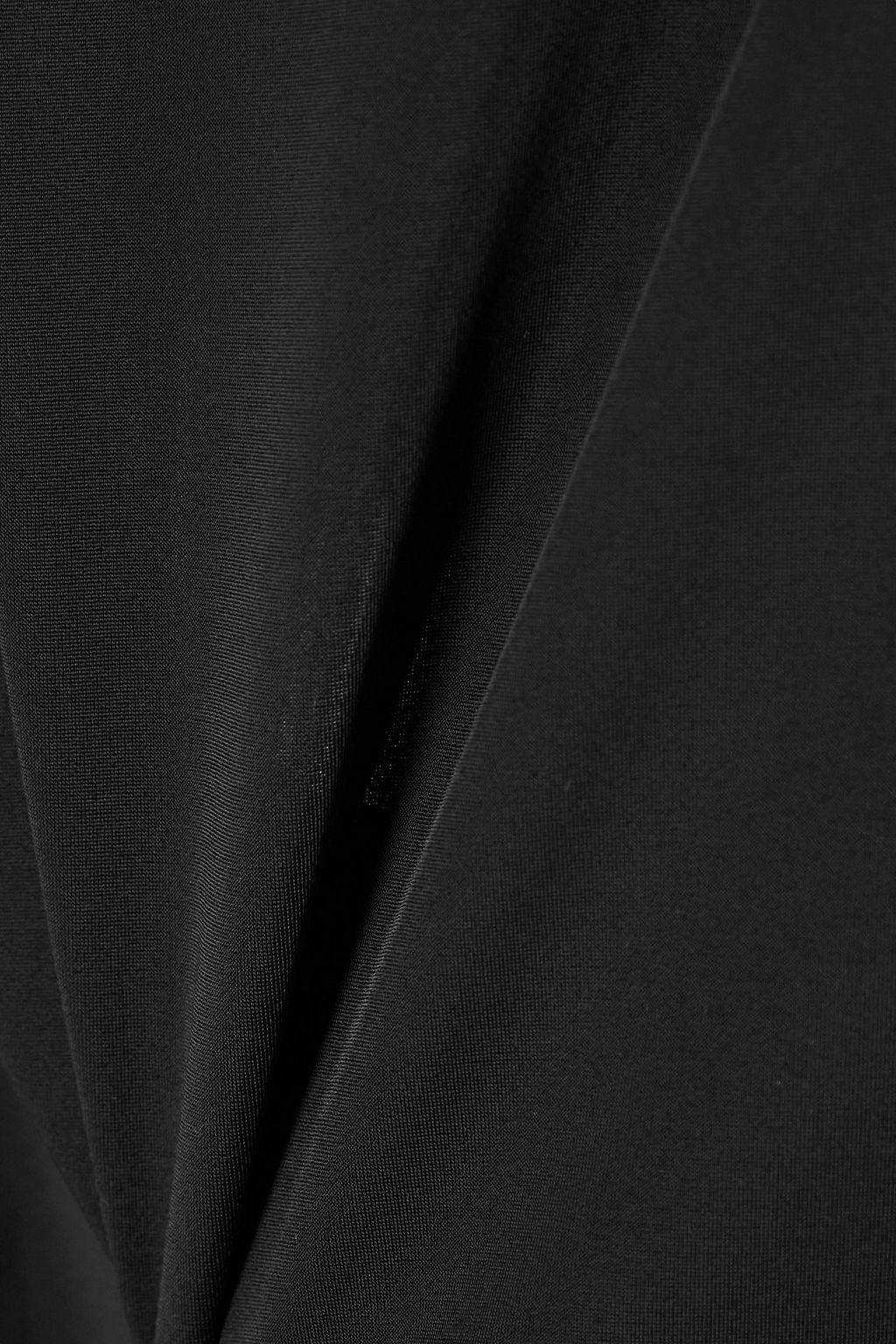 NORMA KAMALI Open-back stretch-satin jersey top