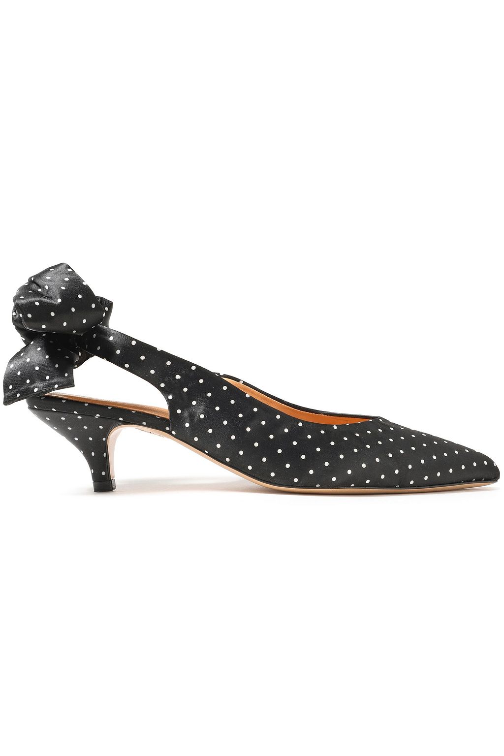 polka dot slingback shoes