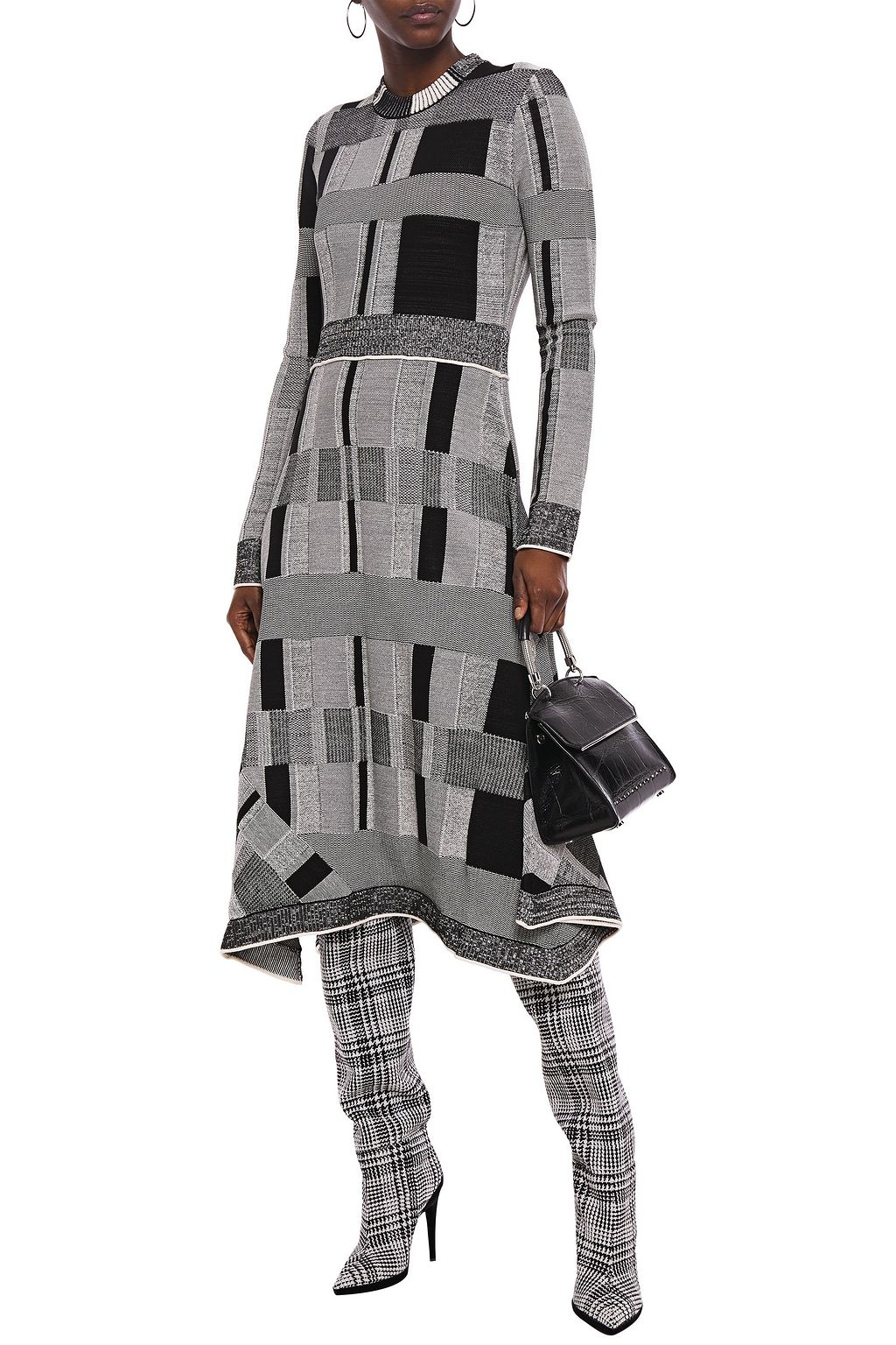 PROENZA SCHOULER Jacquard-knit midi dress