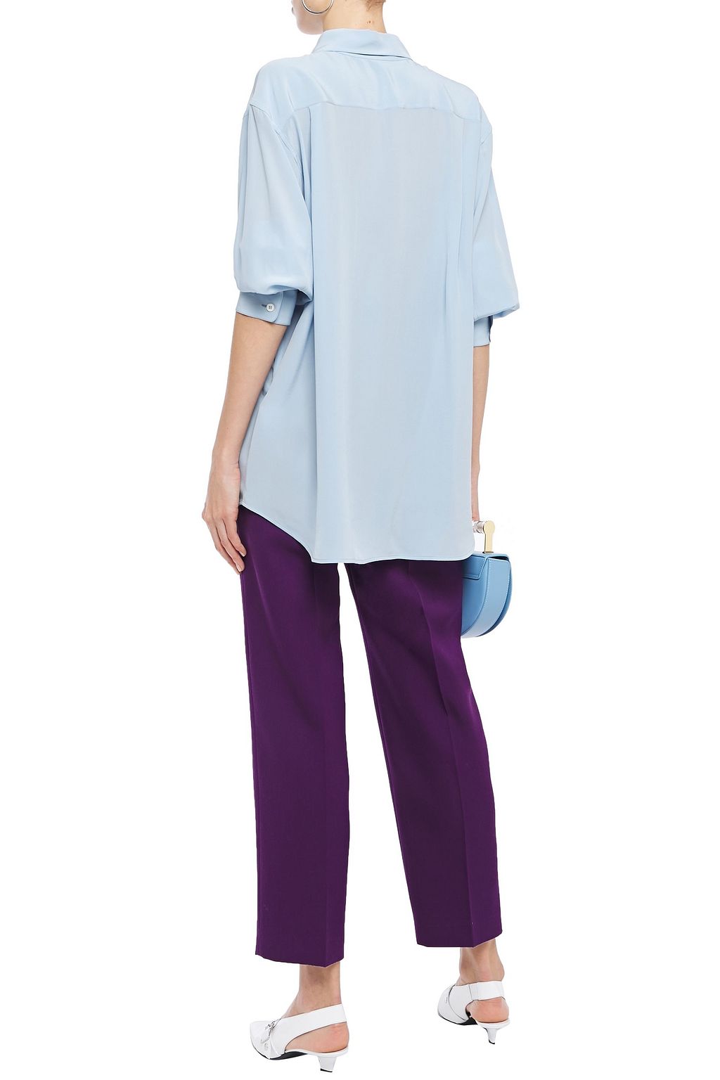 VICTORIA BECKHAM Silk crepe de chine shirt
