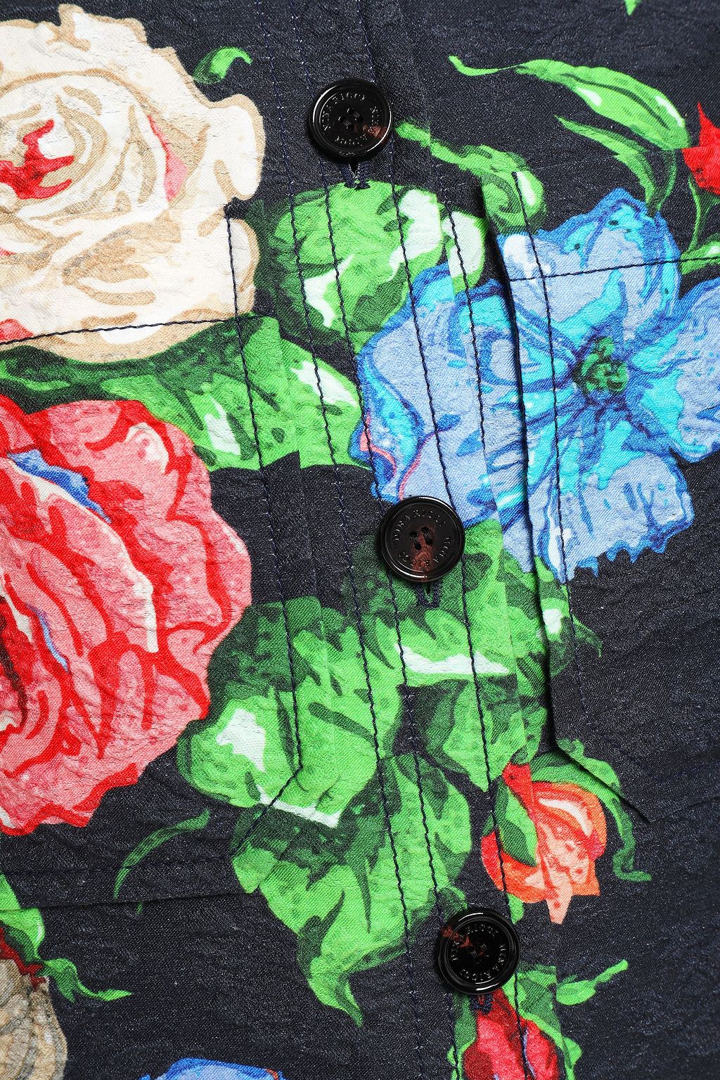 NINA RICCI Floral-print cotton-blend cloqué jacket