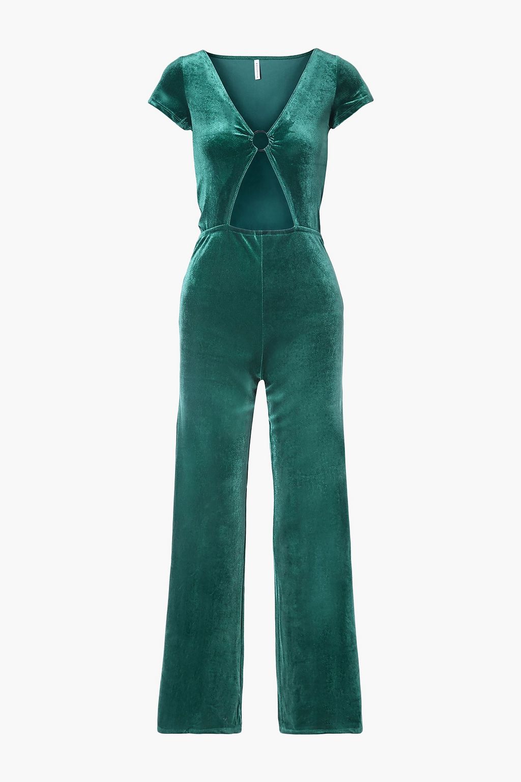 emerald velvet jumpsuit